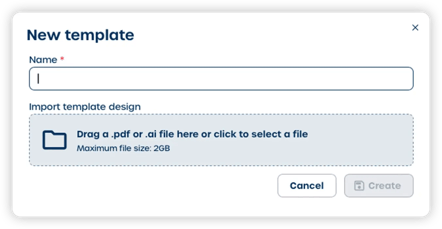 Marvia flex templates AI uploads
