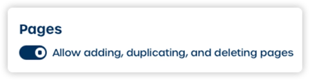 Marvia flex templates user page management