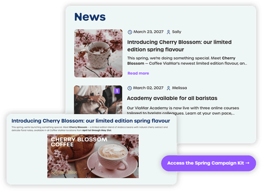 Marvia news module