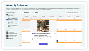 Monthly Calendar