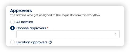 marvia workflow goedkeurders alle admins optie