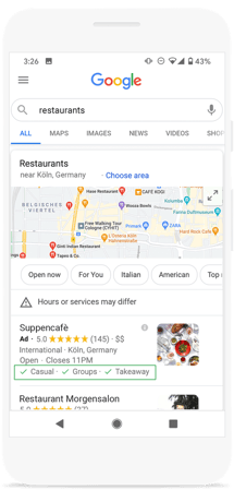 attributes local campaigns google ads