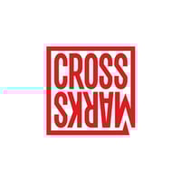 crossmarks logo white