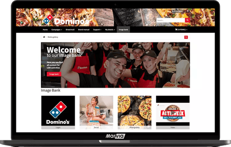 dominos pizza brand portal