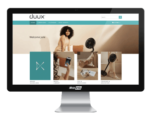 duux brand portal homepage