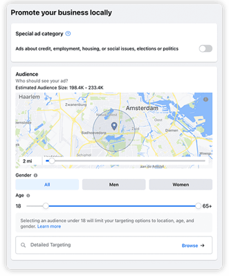 facebook promote business locally