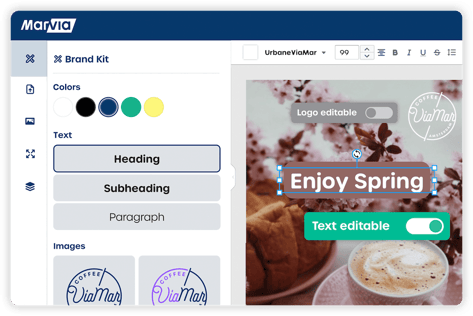 marvia flex templates editor example