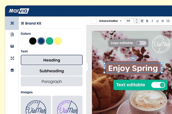 Marvia flex templates voorbeeld