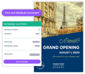 flyer distribution marvia