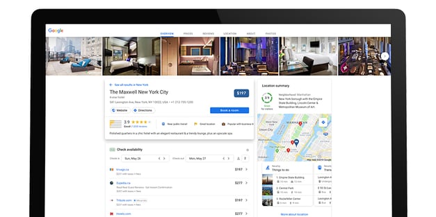 google business profile hotels
