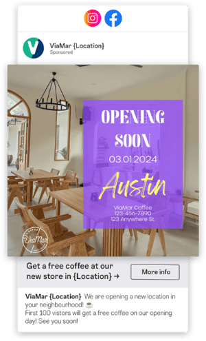 social post with dna